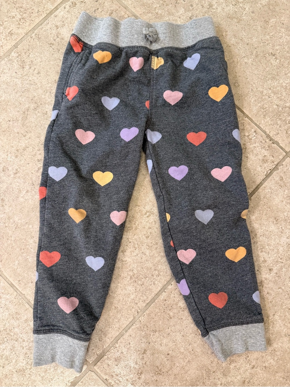 Monica and Andy Toddler Girls Hearts Sweatpants